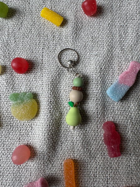 Porte-clé fruits