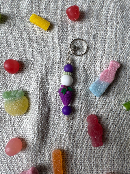 Porte-clé fruits