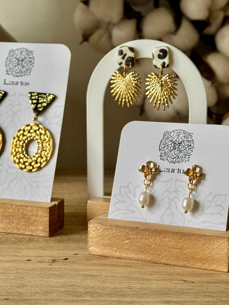 Pendants Fleur nacrée
