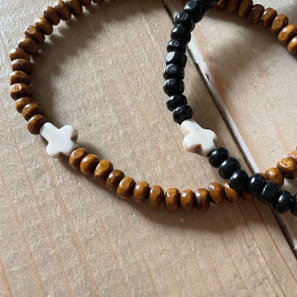 Bracelet bois noir