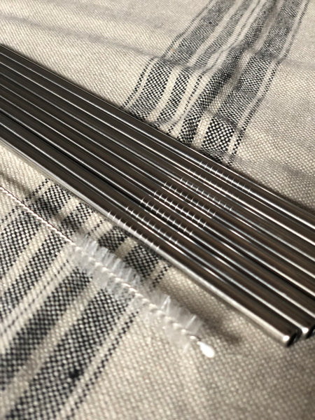 Pailles droite inox